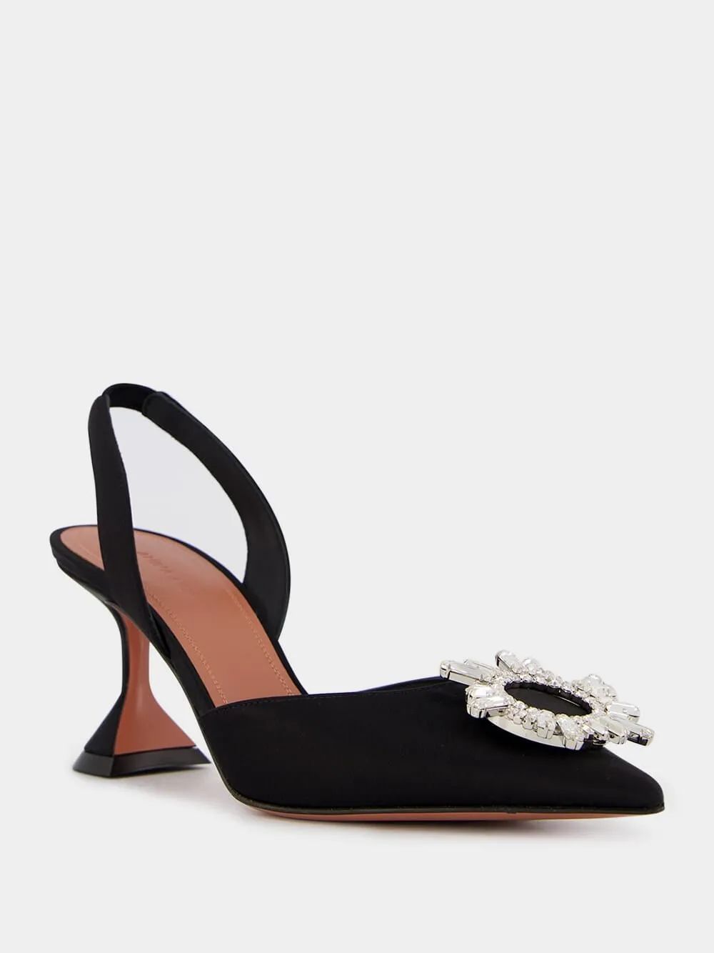 Begum Satin Slingback Pumps