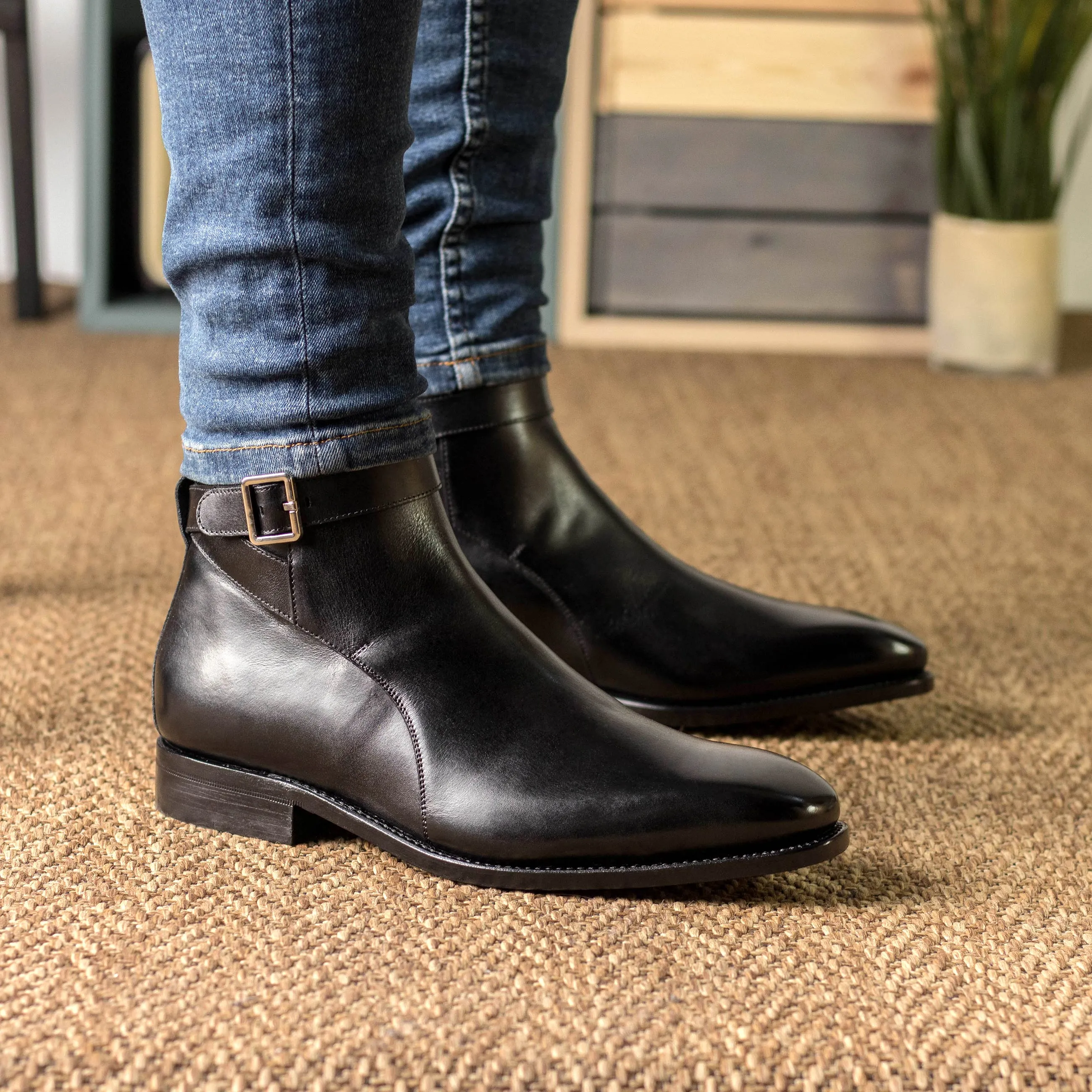 Black Jodhpur Boots