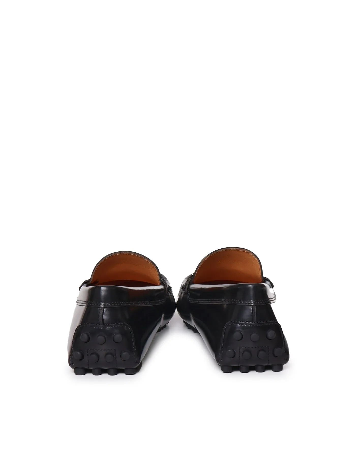 Black Leather Loafers Made in Italy