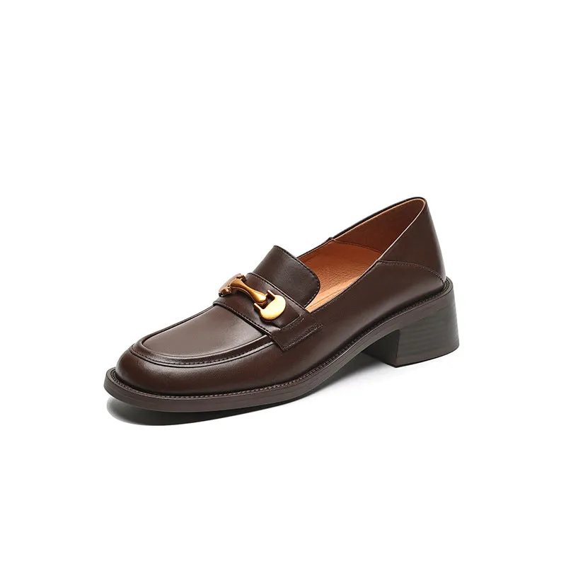 British Style Fashion Leather Loafers For Women