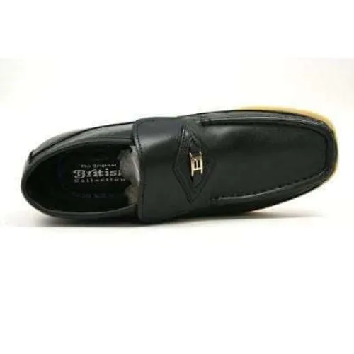 British Walkers BWB Men's Black Leather