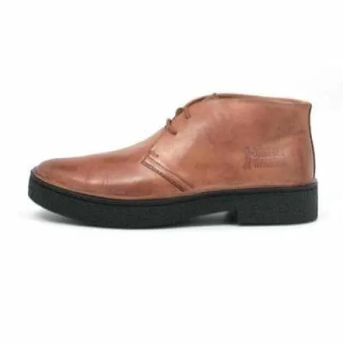 British Walkers Playboy Men's Light Brown Leather