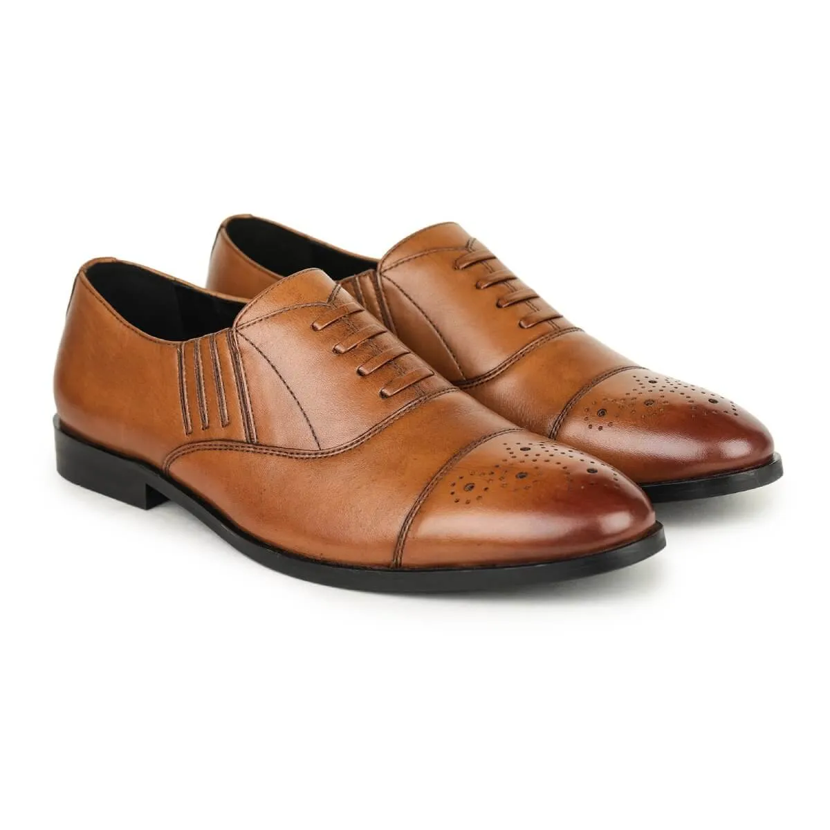 Britmen 5121 Brogue Shoes Formal Parallel Lace Ups