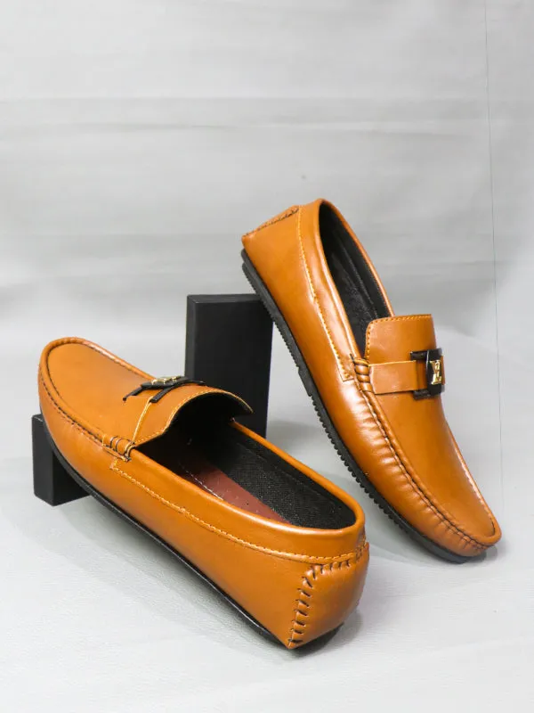 Camel Brown Loafers for Men SC ML29