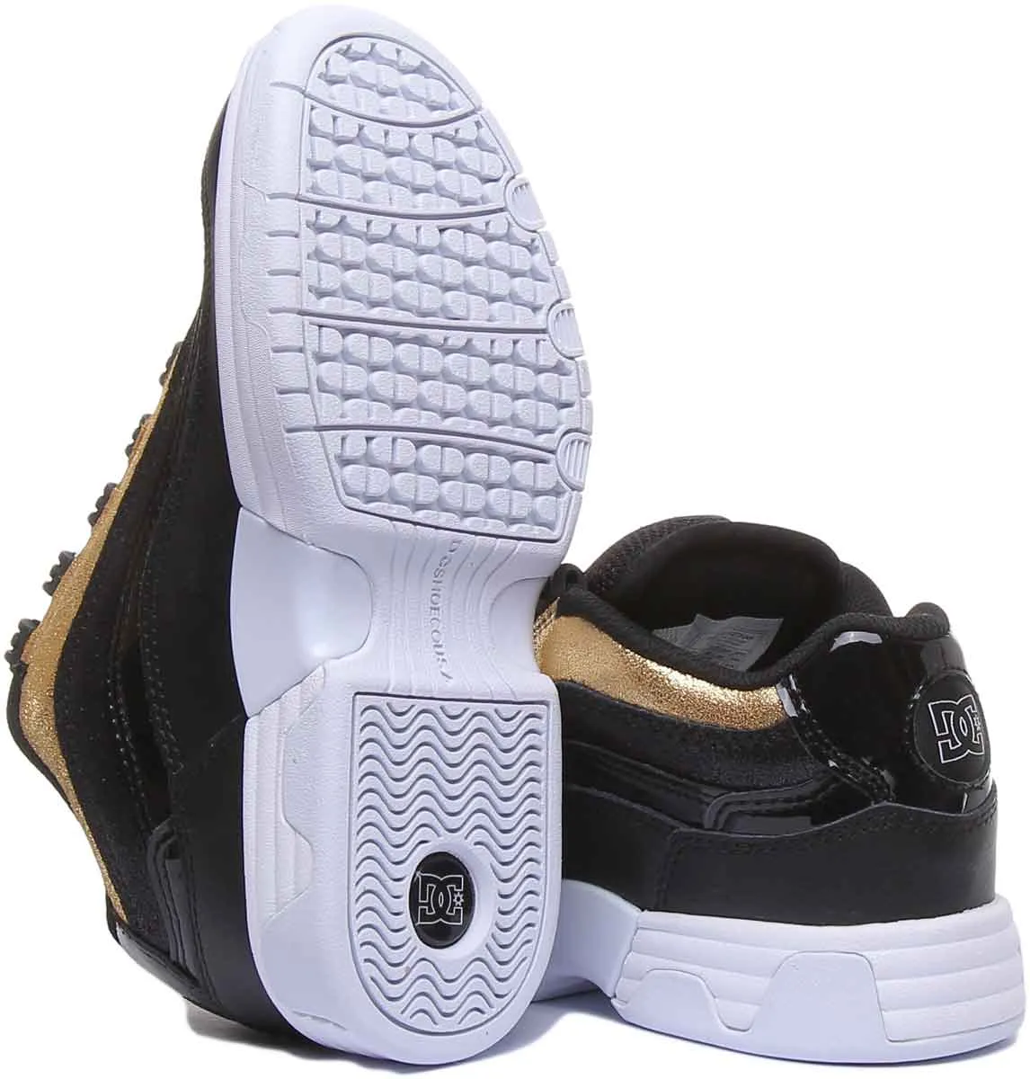 Dc Shoes Legacy Lite In Black Gold