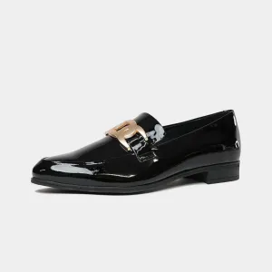 Gumper Black Patent Loafers