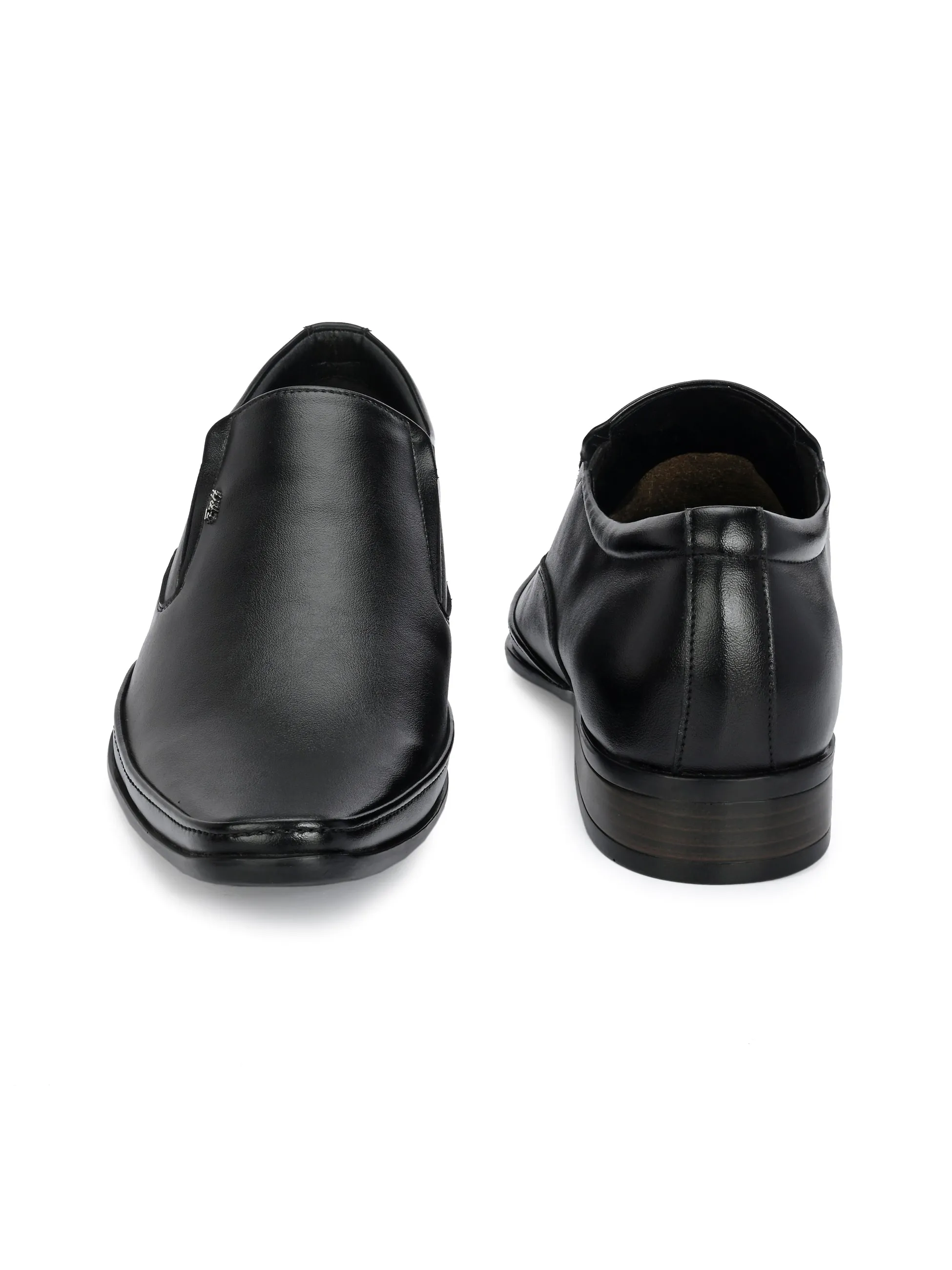 HITZ8909-Men's Black Formal Slip-On Shoes