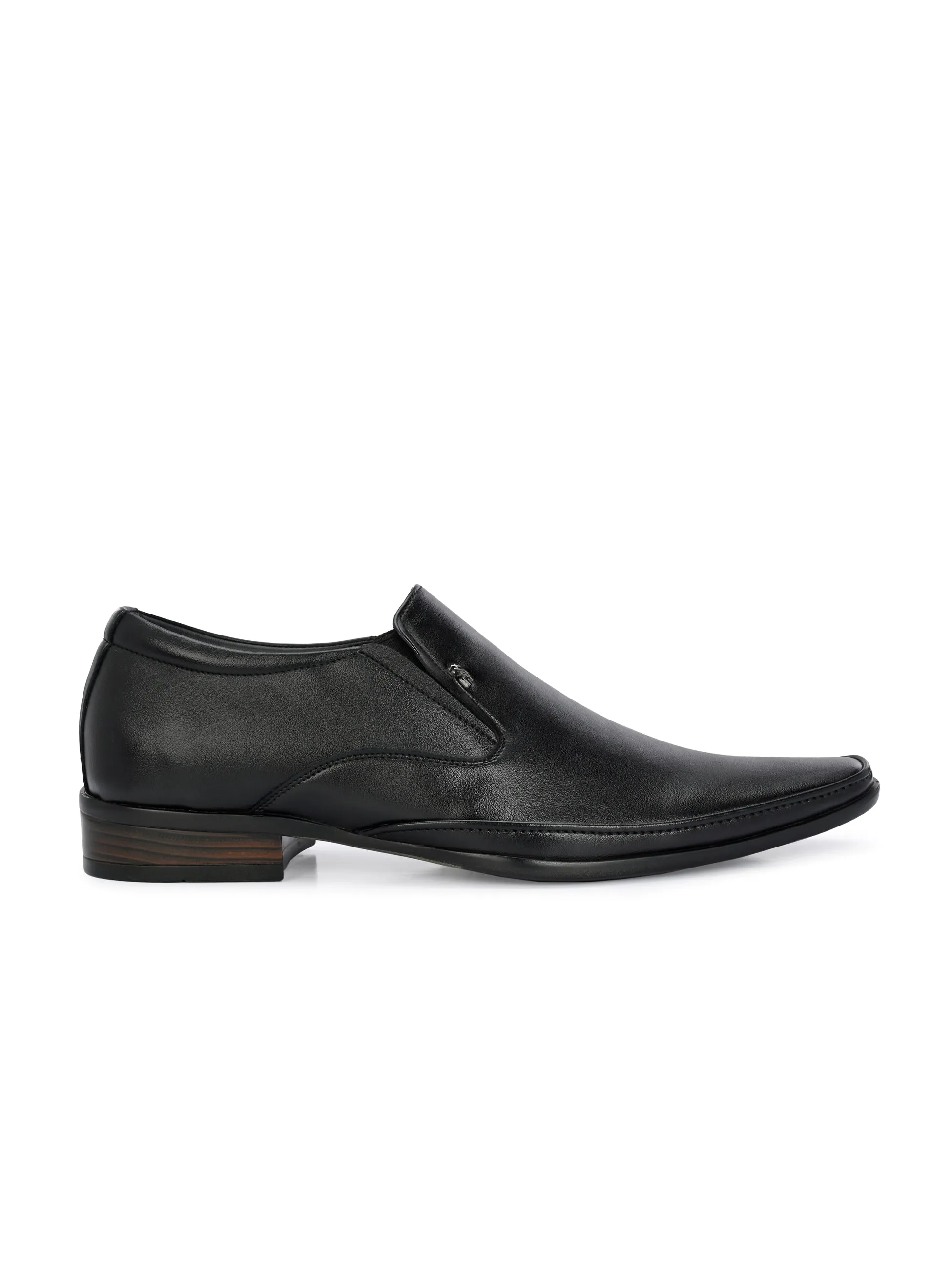 HITZ8909-Men's Black Formal Slip-On Shoes