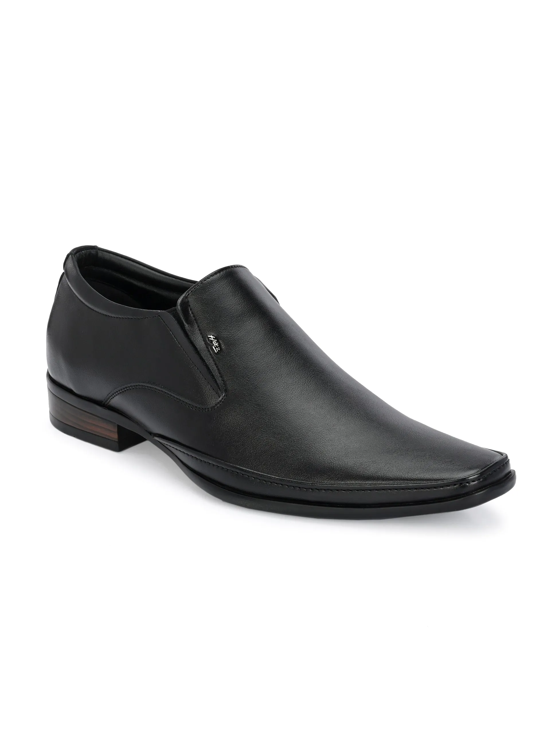 HITZ8909-Men's Black Formal Slip-On Shoes