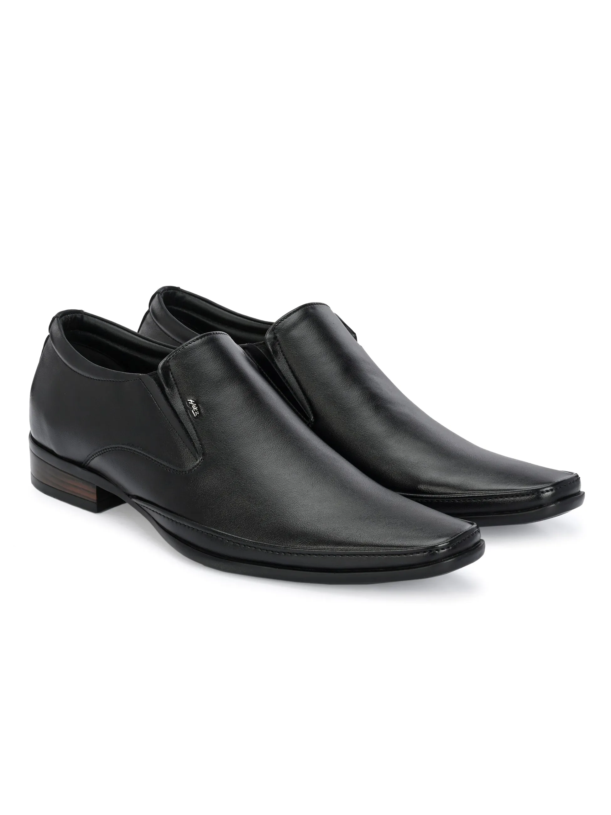 HITZ8909-Men's Black Formal Slip-On Shoes