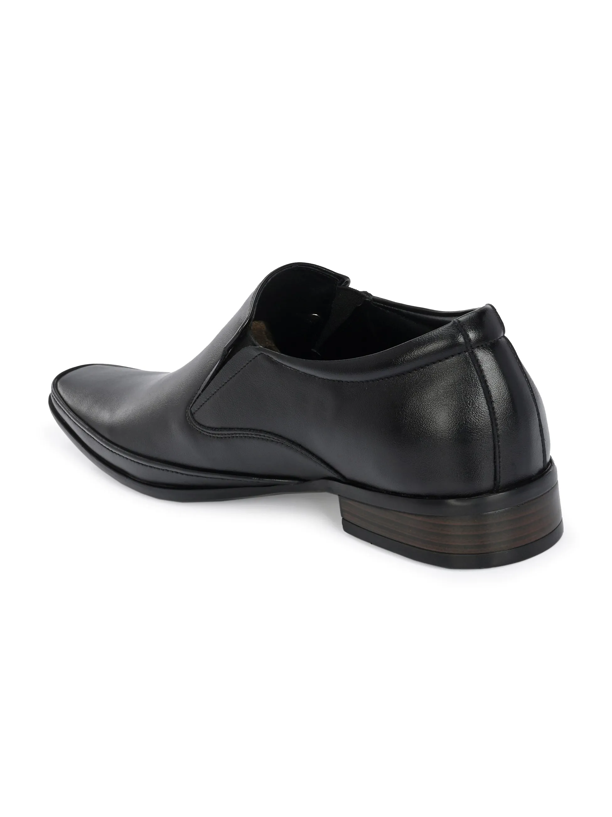 HITZ8909-Men's Black Formal Slip-On Shoes