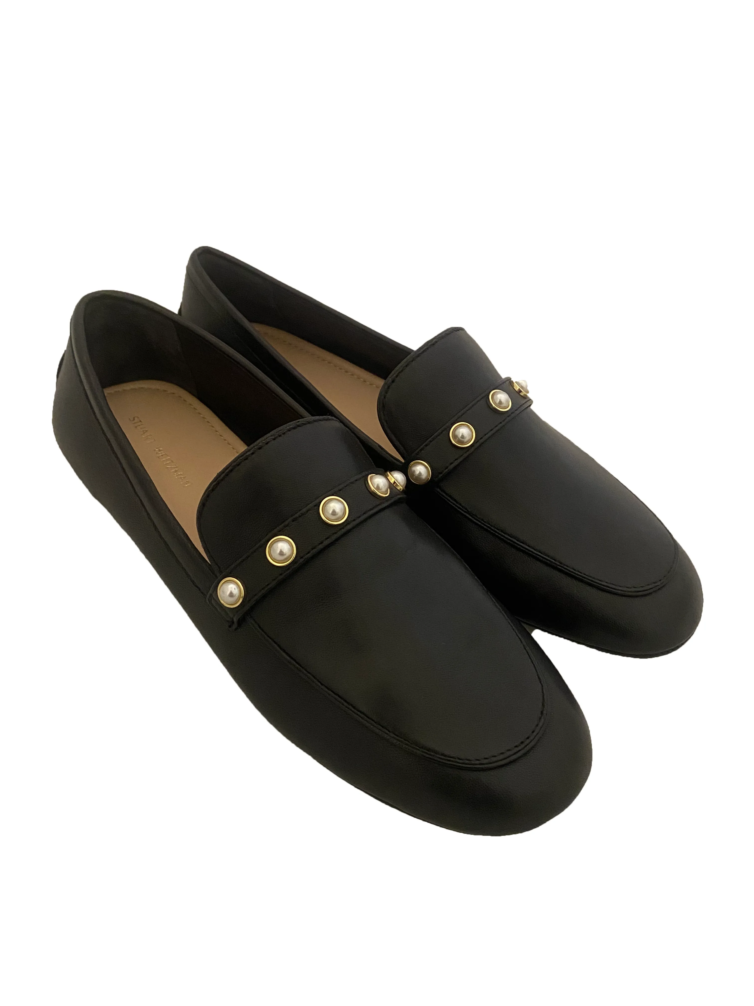 Leather Pearl Loafers