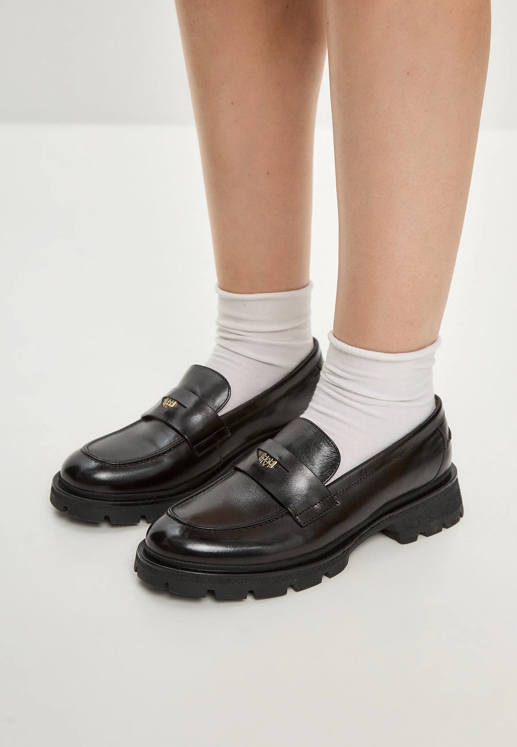 Leather Platform Loafers Mariana