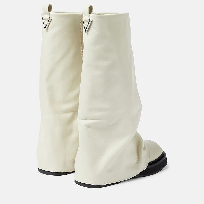 ‘Lia’ Platform Knee Boots