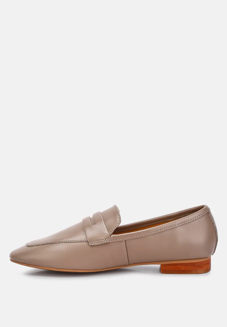 Liliana Classic Leather Penny Loafers