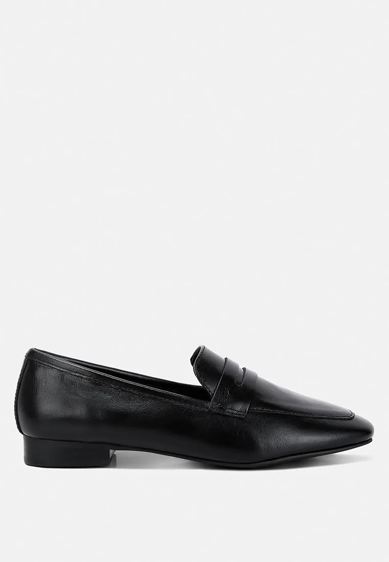 Liliana Classic Leather Penny Loafers