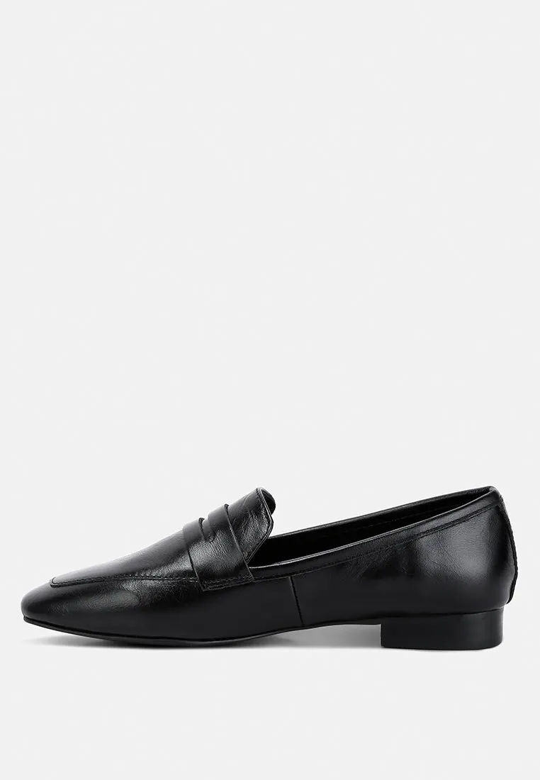 Liliana Classic Leather Penny Loafers