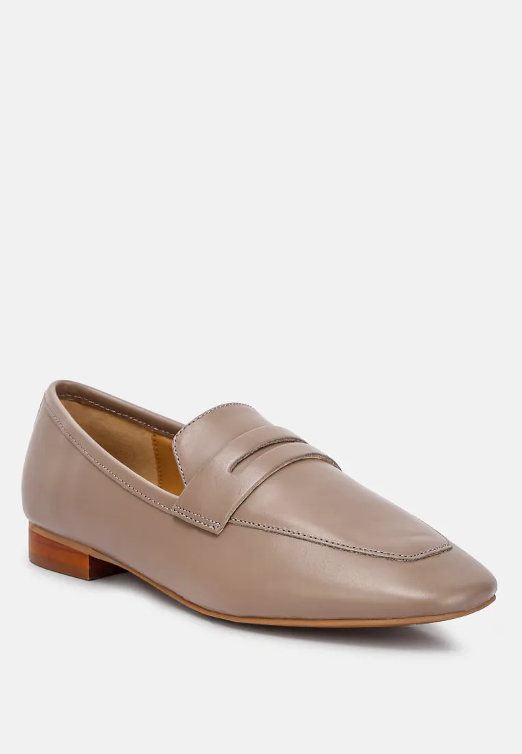 Liliana Classic Leather Penny Loafers