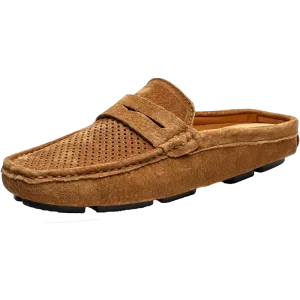 Men's Casual Half Slippers  Honeycomb Comfortable Breathable Lightweight Loafers Walking Beans Shoes