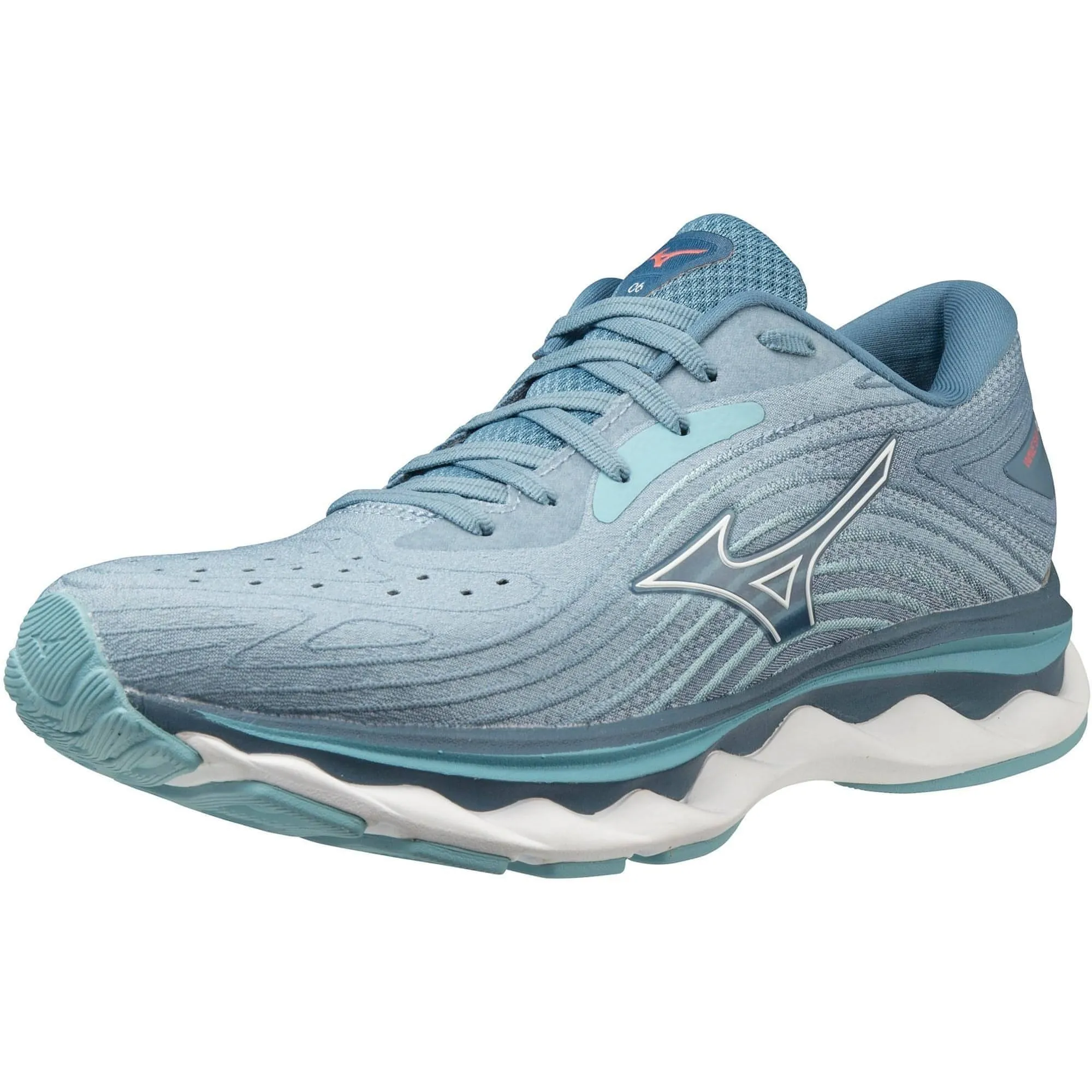 Mizuno Wave Sky 6 Womens Running Shoes - Blue