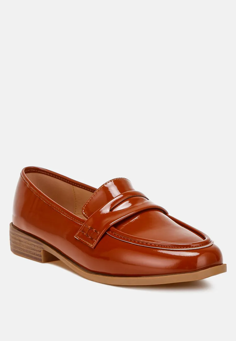 Mogul Penny Strap Detail Loafers