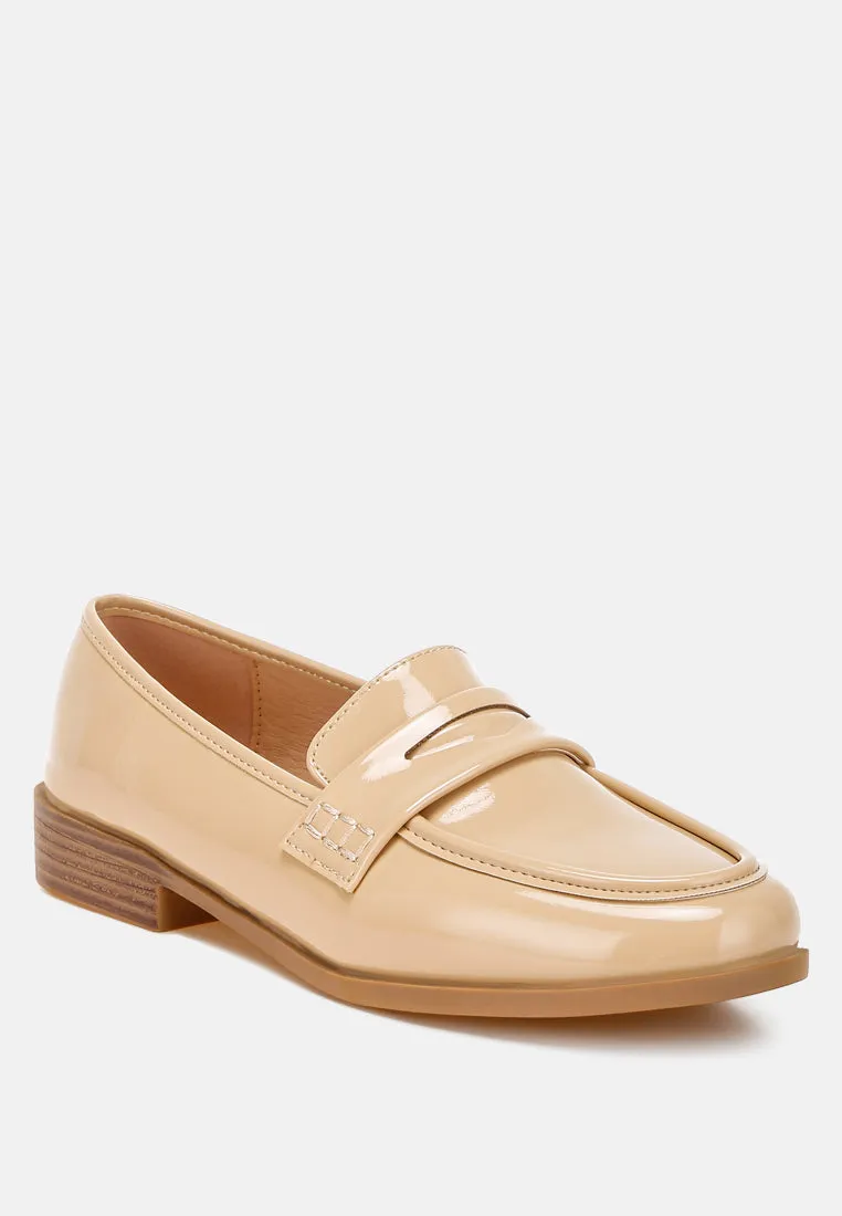 Mogul Penny Strap Detail Loafers