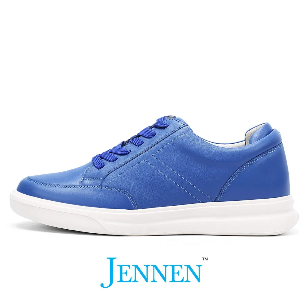 Mr. Federer 7cm | 2.8 inches Blue Sporty Elevated Sneakers