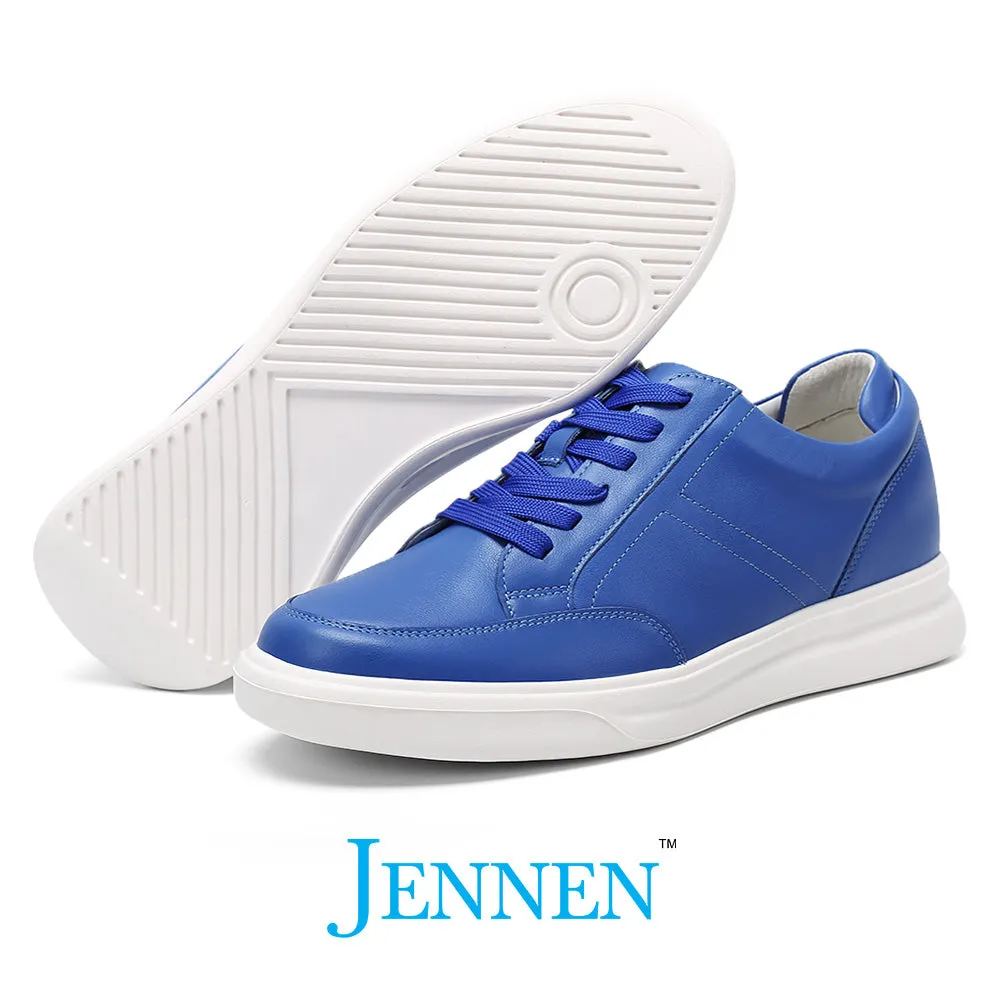 Mr. Federer 7cm | 2.8 inches Blue Sporty Elevated Sneakers