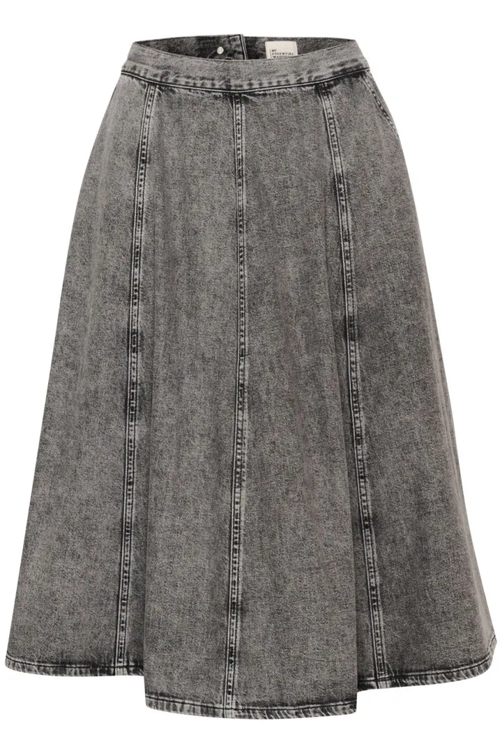 My Essential Wardrobe Malo Skirt in Medium Grey