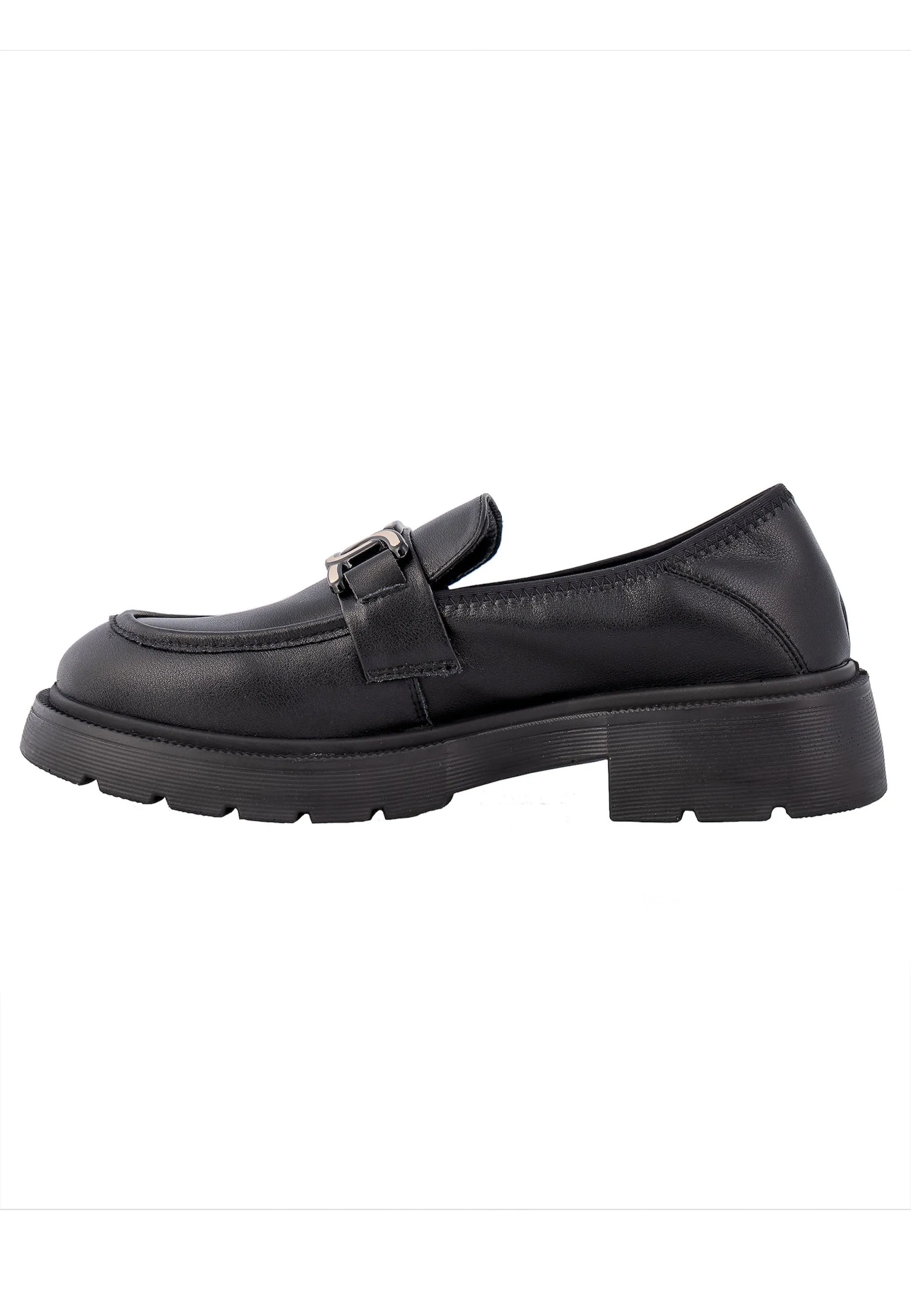 Platform Loafers Juana  - Black