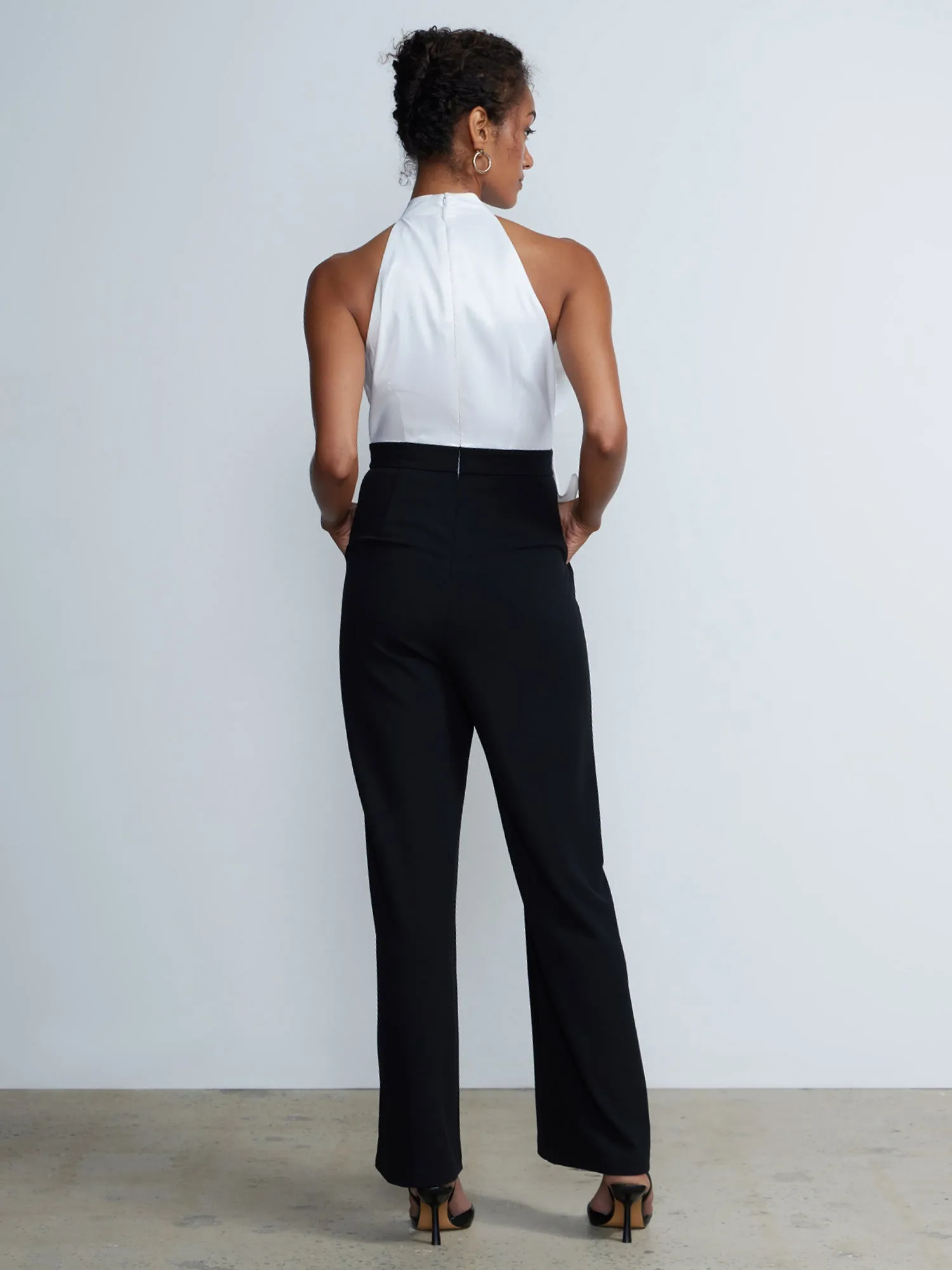 Rosette Bodice Jumpsuit