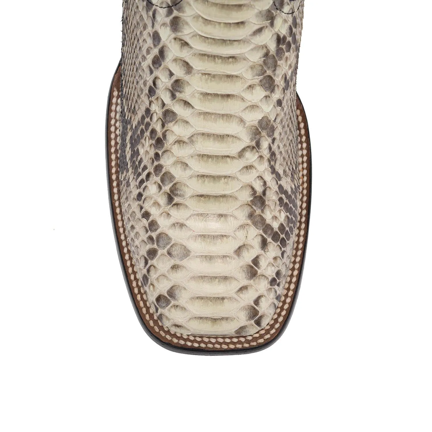 Rujo Boots Men's The Preston Ivory Python Boots