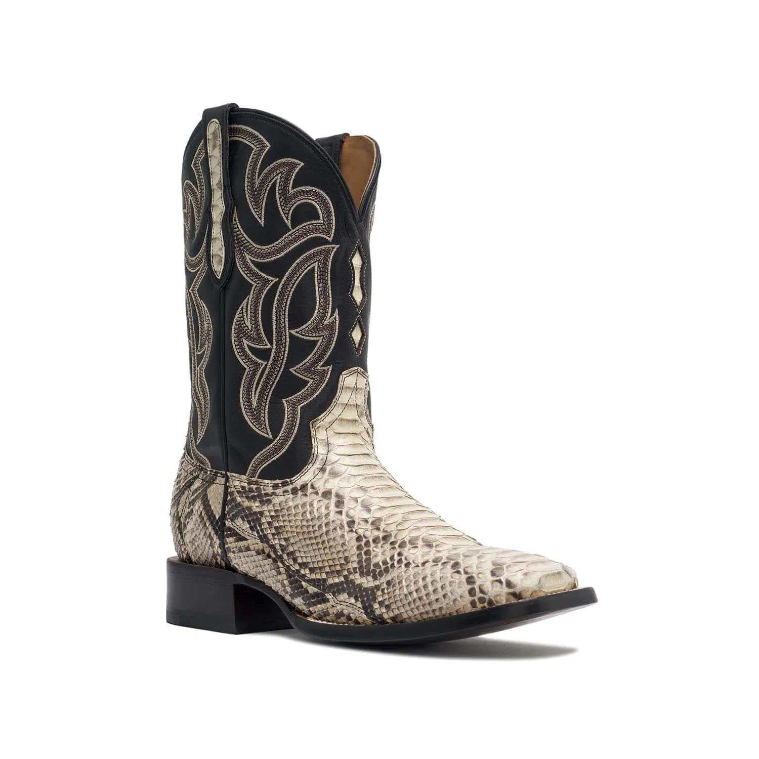 Rujo Boots Men's The Preston Ivory Python Boots