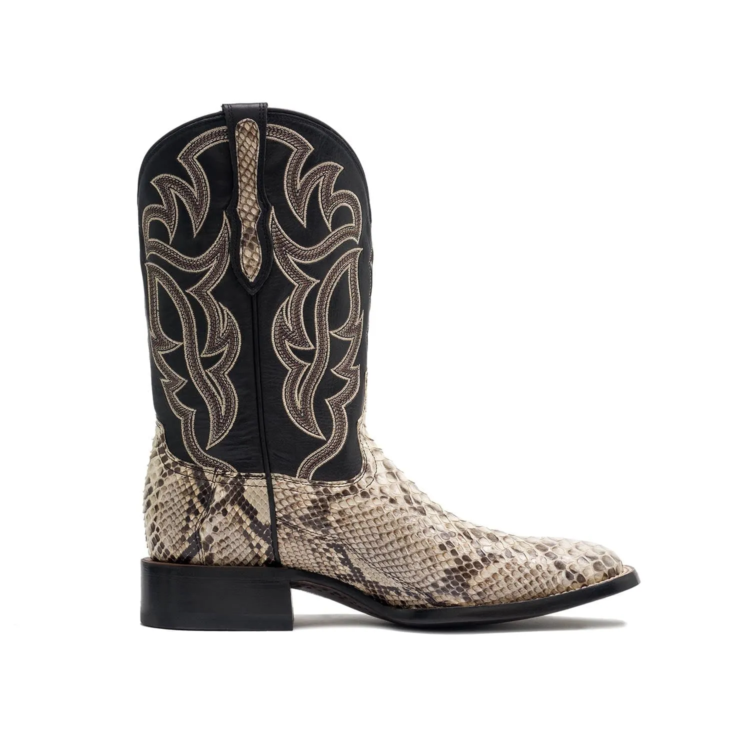 Rujo Boots Men's The Preston Ivory Python Boots