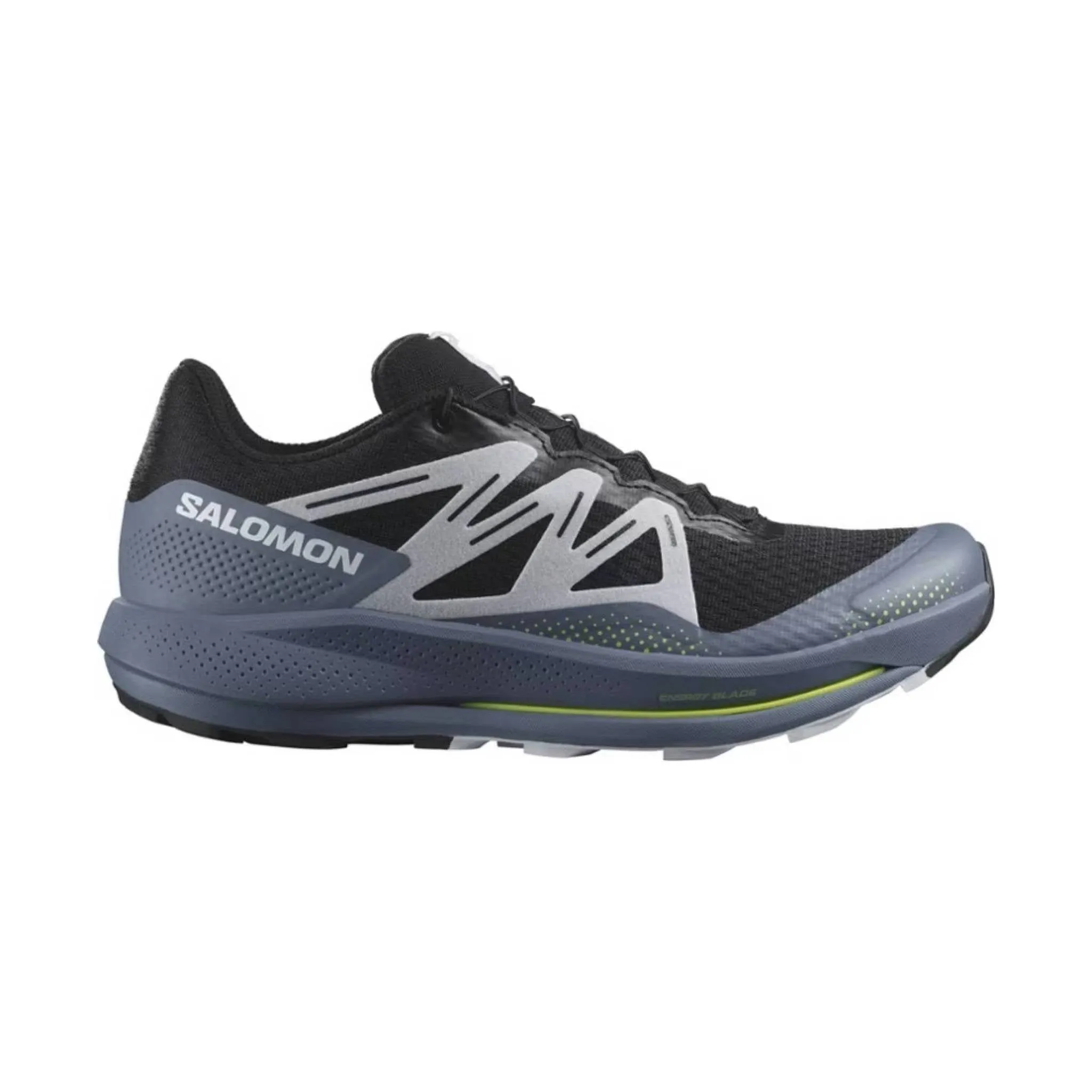 Salomon Men's Pulsar Trail Running Shoes - Black/China Blue/Artic Ice