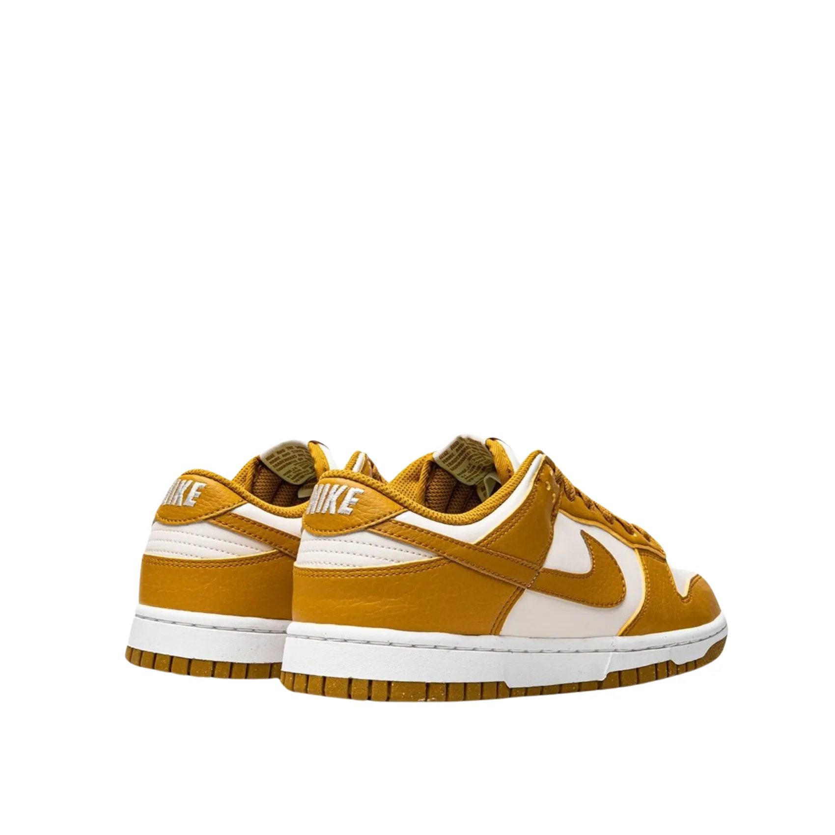 Sneakers W Nike Dunk Low Next Nature - Phantom/Gold Suede-White Volt