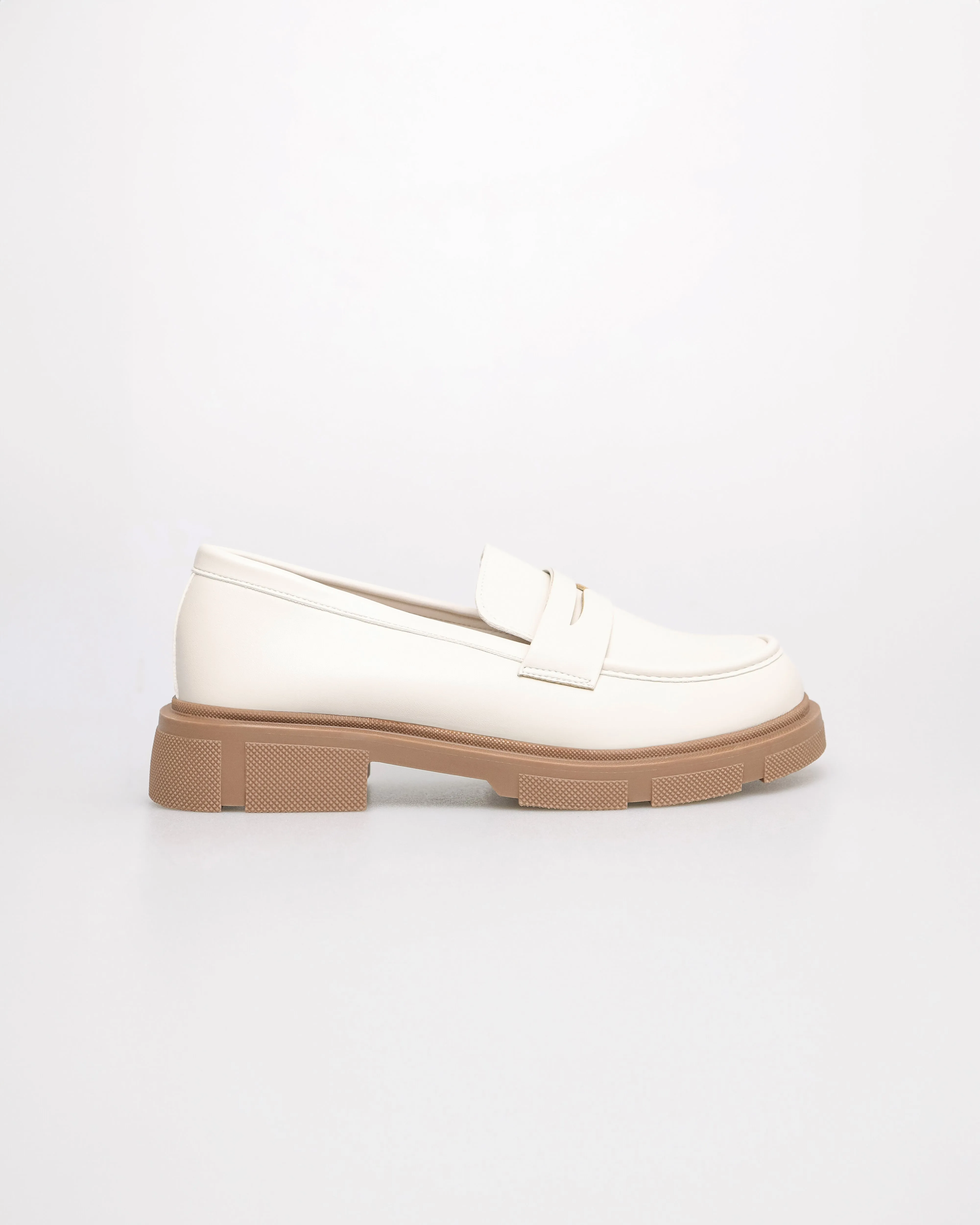 Tomaz NN343 Ladies Penny Loafer (Cream)