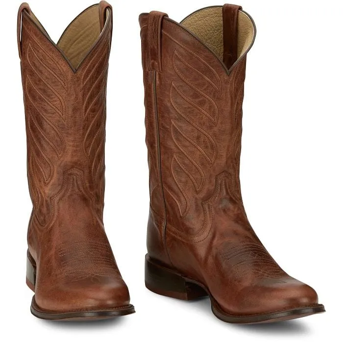 Tony Lama Men's Lenado 12" Tawny Western Boot DR3038