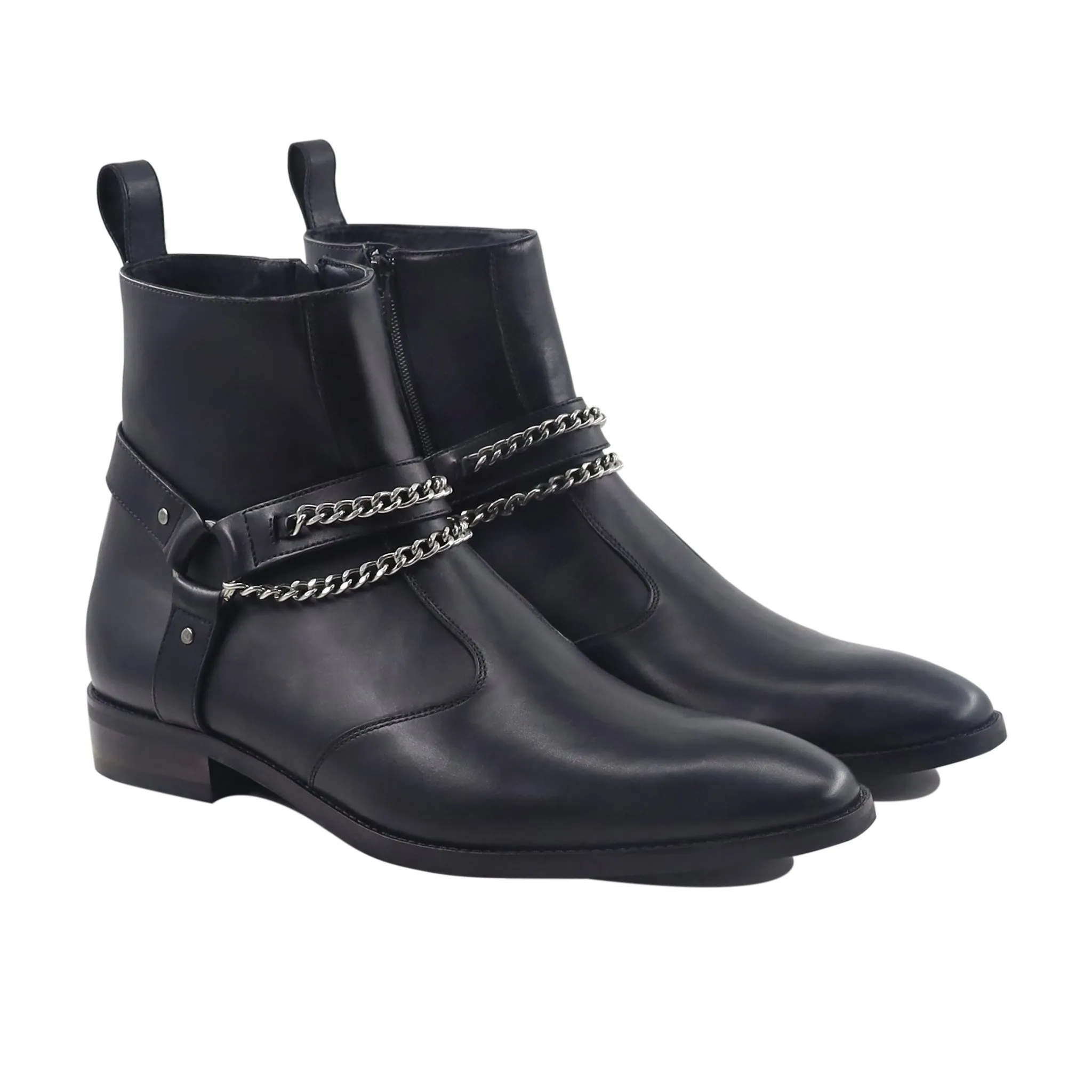 Vester - Men's Black Calf Leather Boot