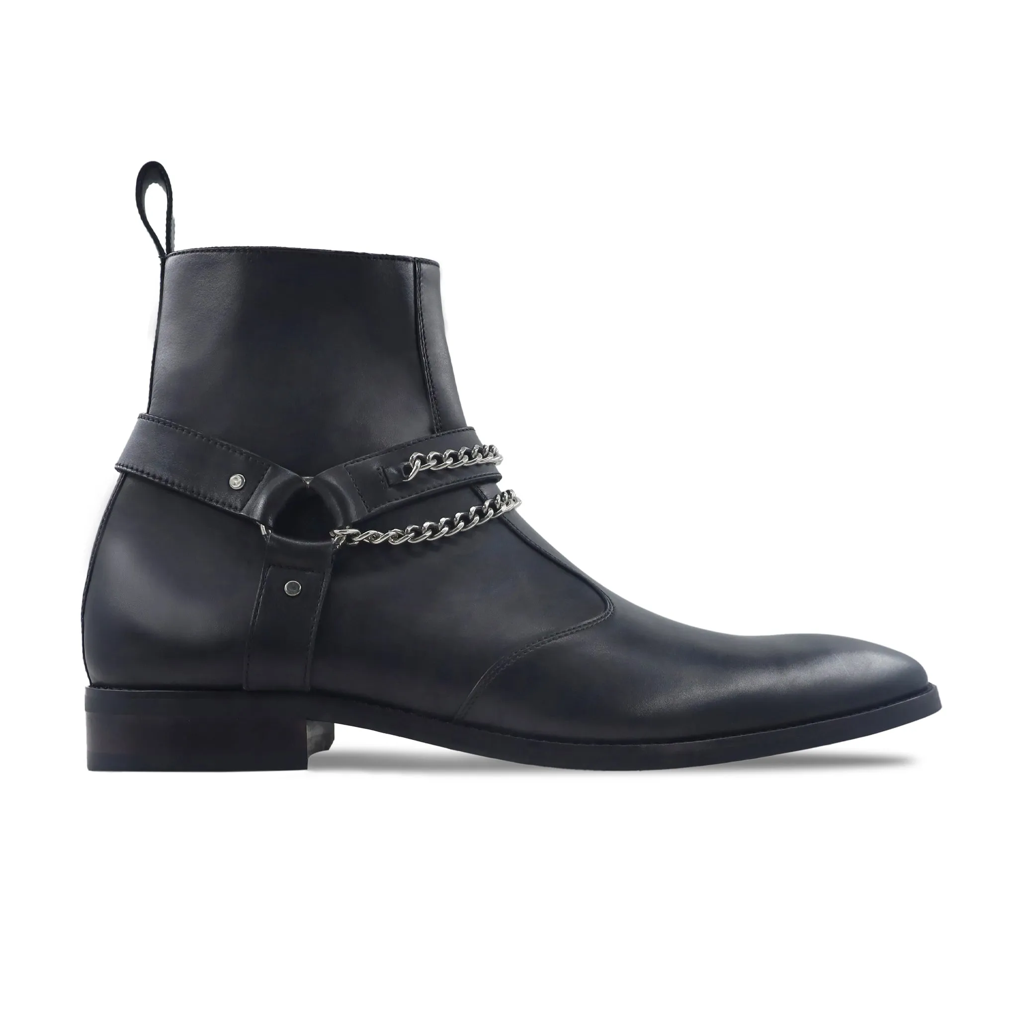 Vester - Men's Black Calf Leather Boot