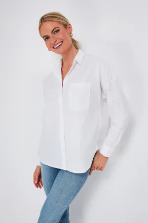 White Paper Cotton Standard Shirt