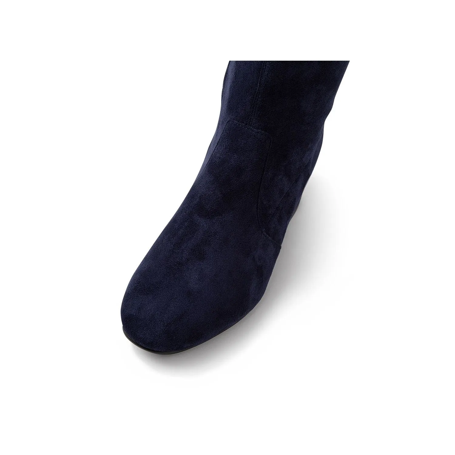 ZURY W - NAVY STRETCH MICROSUEDE